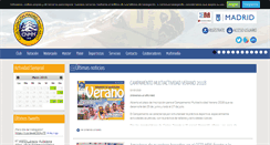 Desktop Screenshot of clubnatacionmadrid.es