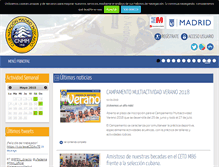 Tablet Screenshot of clubnatacionmadrid.es